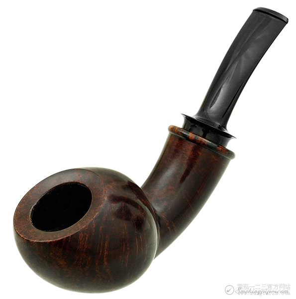 亚伯哈博:光面弯把蛋形微凹黄檀烟斗 Abe Herbaugh: Smooth Bent Egg with Cocobolo