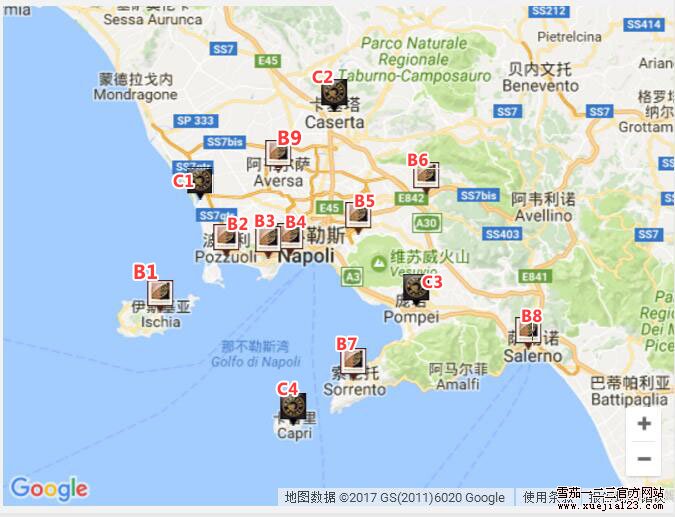 哈瓦那之家LCDH地图-意大利那不勒斯