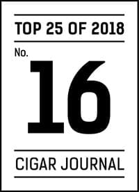 《Cigar Jorunal雪茄杂志》2018雪茄排名TOP25