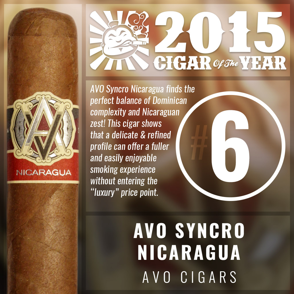 AVO Syncro Nicaragua #6 cigar of the year 2015