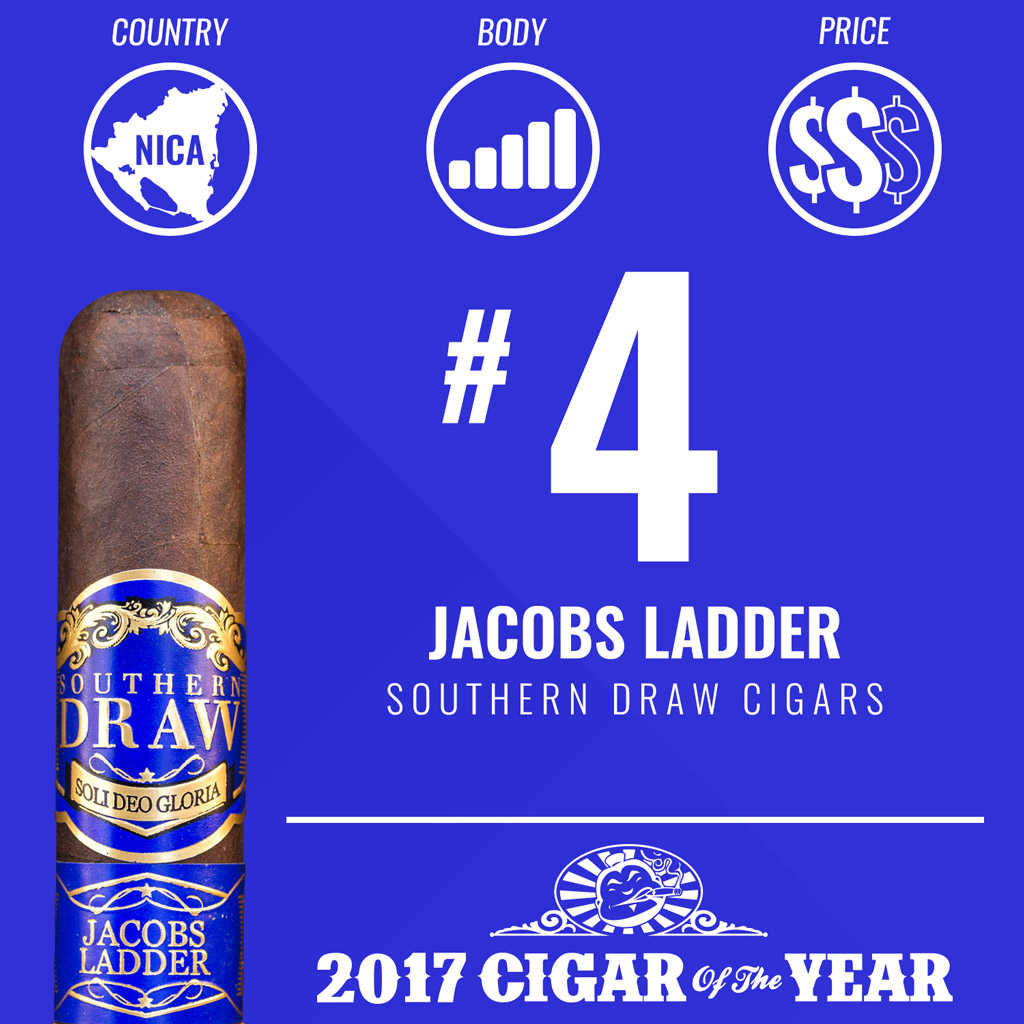 Southern Draw Jacobs Ladder #4 Cigar of the Year Award 2017