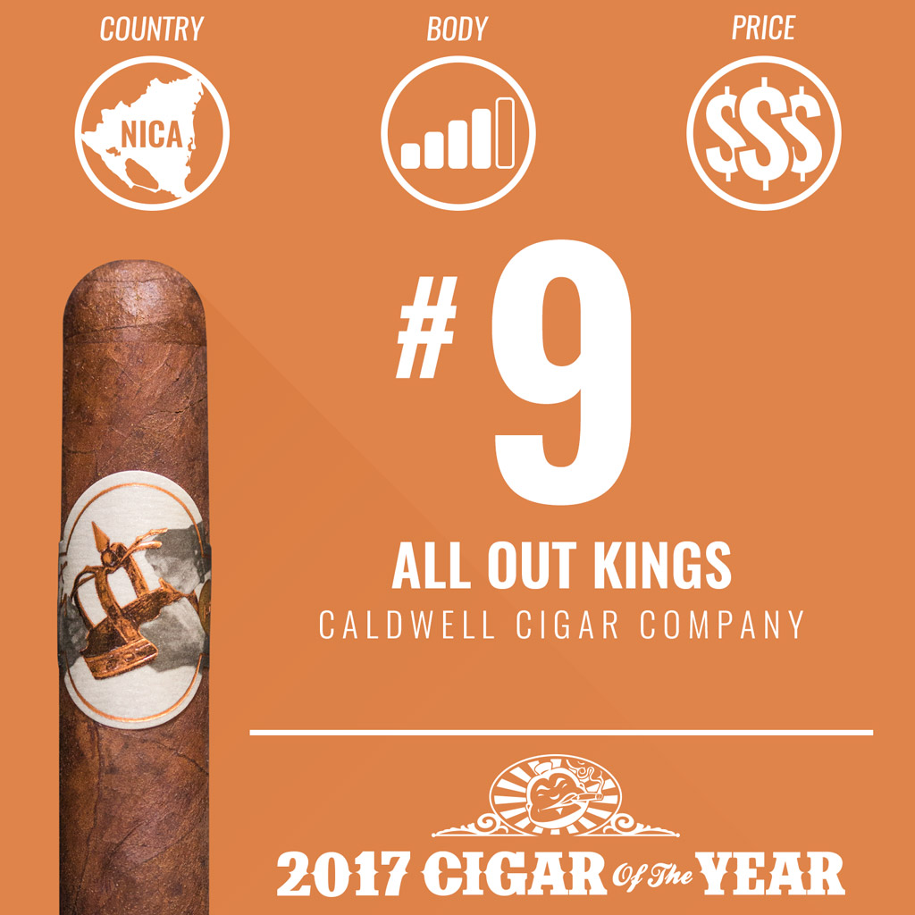 Caldwell All Out Kings #9 Cigar of the Year Award 2017