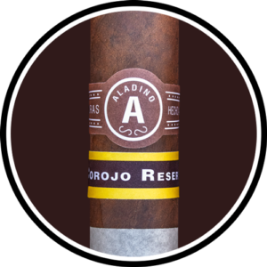 JRE Aladino Corojo Reserva No. 6 COTY 2018 circle