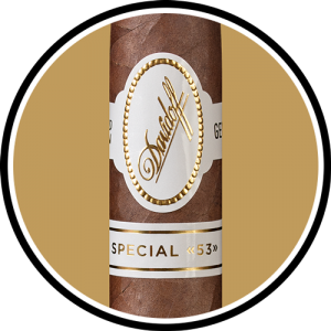 Davidoff Special 53 Capa Dominicana COTY 2020 circle