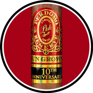 Perdomo Reserve 10th Anniversary Sun Grown COTY 2020 circle