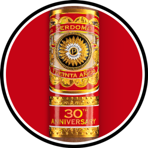 Perdomo 30th Anniversary Sun Grown No. 6 Cigar of the Year 2023 circle