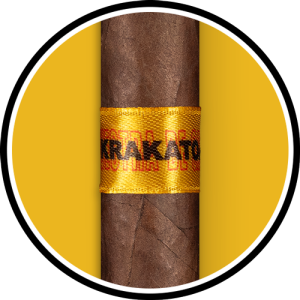 Dunbarton Tobacco & Trust Muestra de Saka Krakatoa No. 17 Cigar of the Year 2023 circle