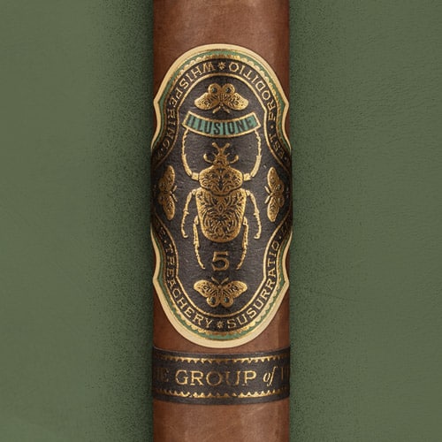 Illusione The Group of Five No. 8 Cigar of the Year 2024 circle